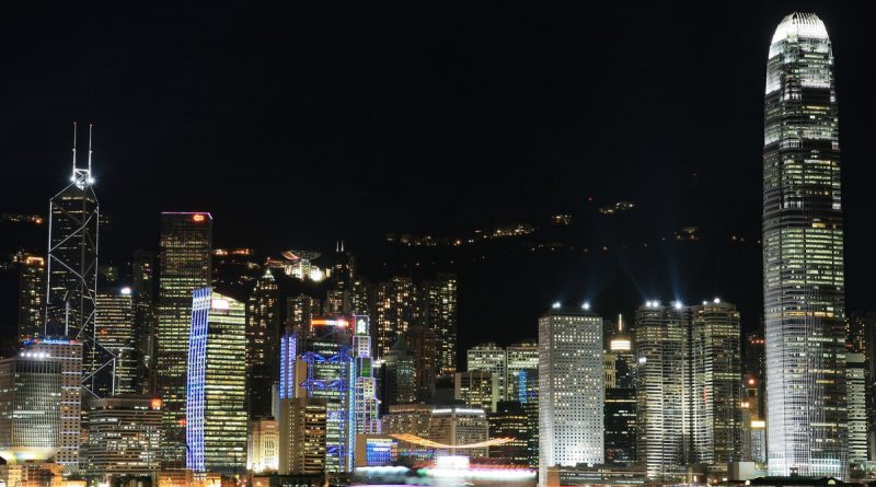 홍콩의 야경